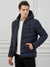 Herrenjacke Modern Fit Pufferjacke mit Kapuze für Winteraktivitäten 2