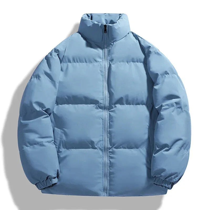 Herrenjacke Puffer mit Stehkragen und Modernem Design für Winterliche Aktivitäten 2