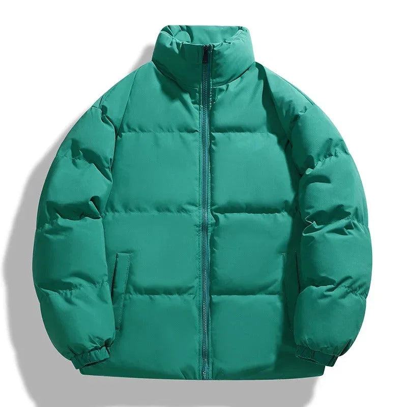 Herrenjacke Puffer mit Stehkragen und Modernem Design für Winterliche Aktivitäten 3