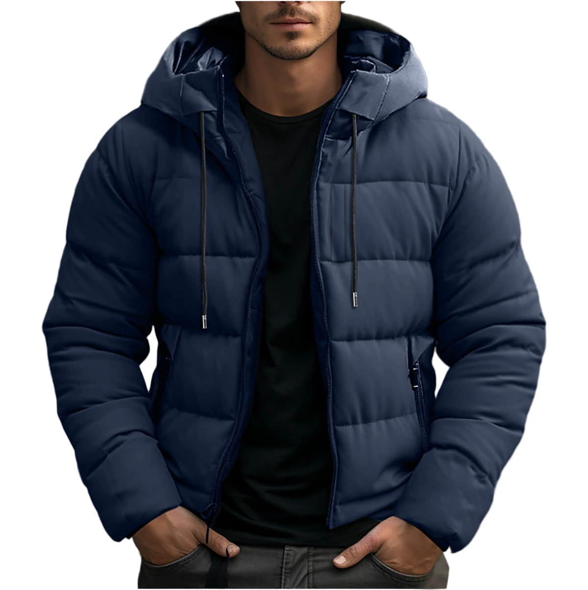 Herrenjacke Wasserdicht mit Kapuze für Winter Outdoor Aktivitäten 0