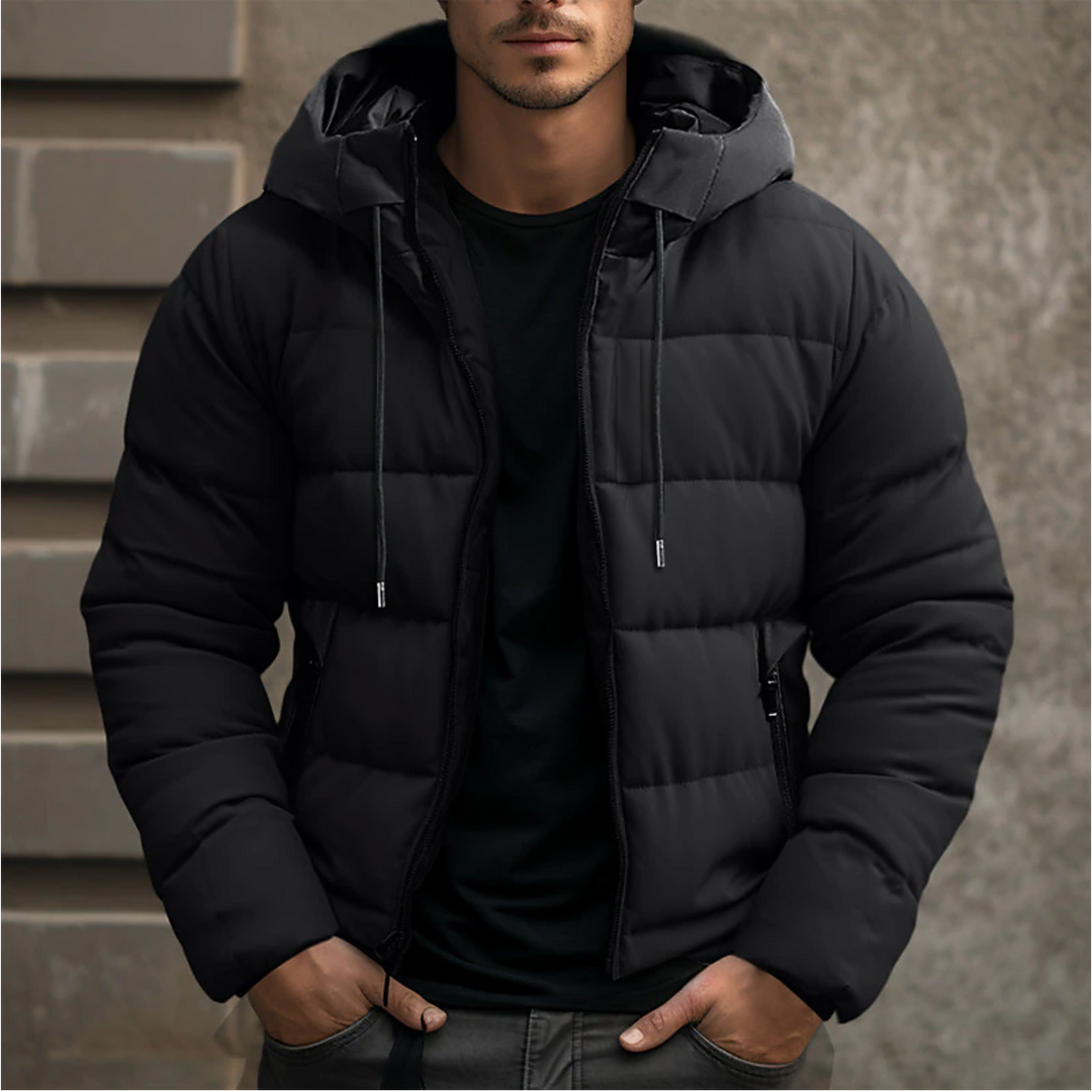 Herrenjacke Wasserdicht mit Kapuze für Winter Outdoor Aktivitäten 3