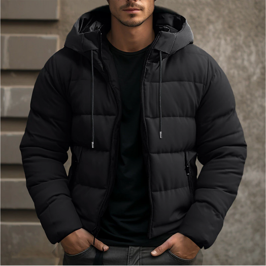 Herrenjacke Wasserdicht mit Kapuze für Winter Outdoor Aktivitäten 3