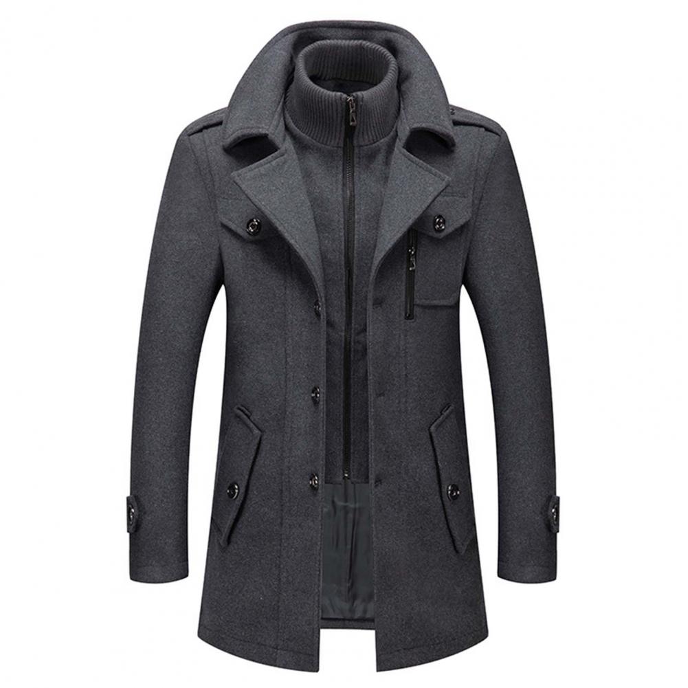 Herrenjacke Winter Zweiteilig Warm Hochwertige Materialien 6