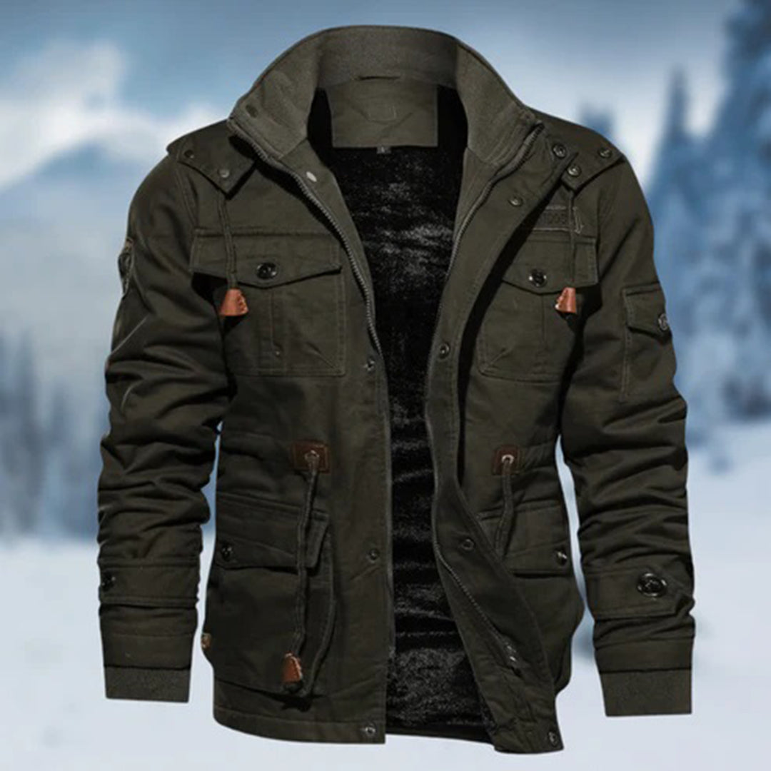 Herrenjacke Winterjacke Wasserabweisend Winddicht Hochwertige Stoffe 1