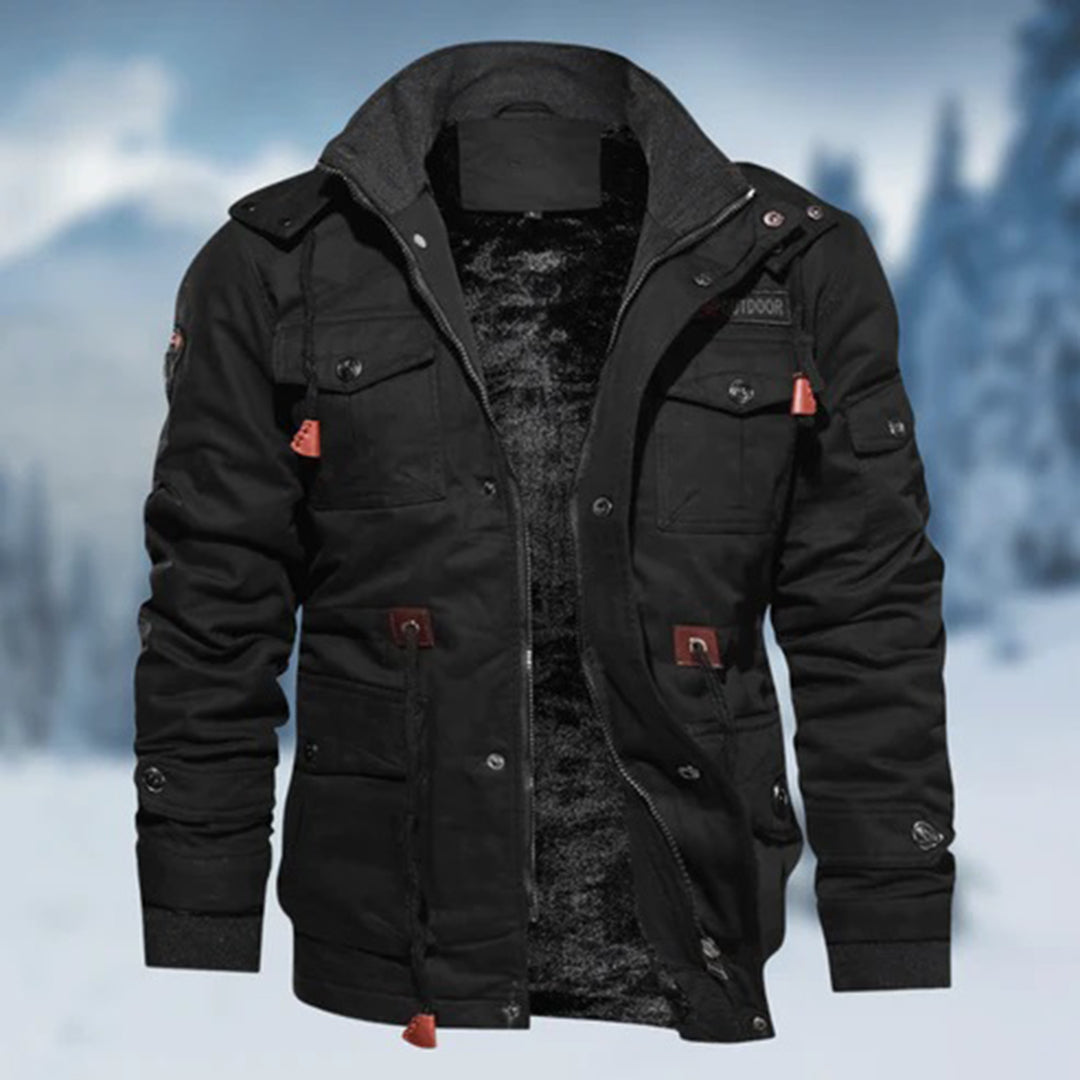 Herrenjacke Winterjacke Wasserabweisend Winddicht Hochwertige Stoffe 2