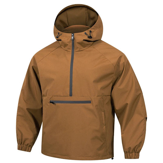 Herrenjacke mit Kapuze für Outdoor-Aktivitäten, Langarm, Bequeme Passform, Ideal für Freizeit und Sport 1