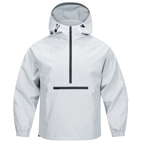 Herrenjacke mit Kapuze für Outdoor-Aktivitäten, Langarm, Bequeme Passform, Ideal für Freizeit und Sport 2