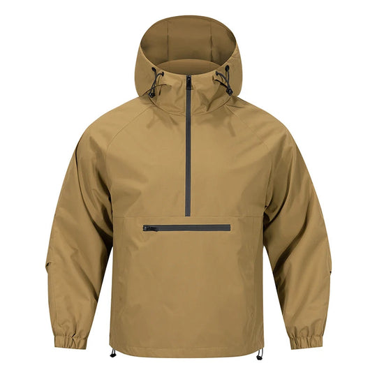 Herrenjacke mit Kapuze für Outdoor-Aktivitäten, Langarm, Bequeme Passform, Ideal für Freizeit und Sport 4