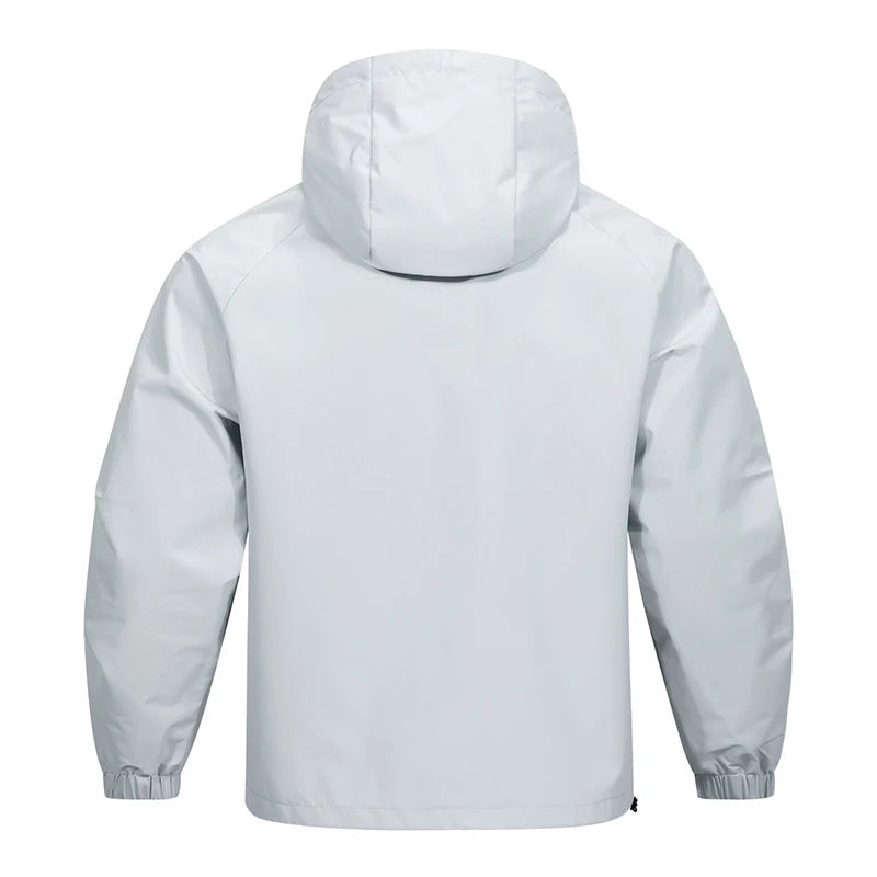 Herrenjacke mit Kapuze für Outdoor-Aktivitäten, Langarm, Bequeme Passform, Ideal für Freizeit und Sport 5