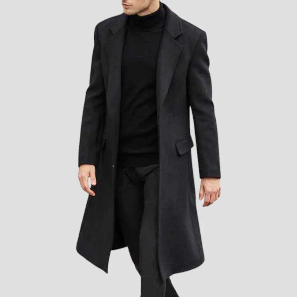 Herrenmantel Klassisch mit Knopfleiste für Stilvolle Winterlooks 3