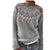 Herrenpullover Geometrisches Muster Lässig Langarm Baumwolle 1