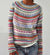 Herrenpullover Geometrisches Muster Lässig Langarm Baumwolle 3