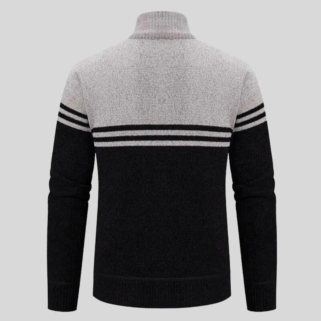 Herrenpullover Klassisch Minimalistisch Runder Halsausschnitt 2