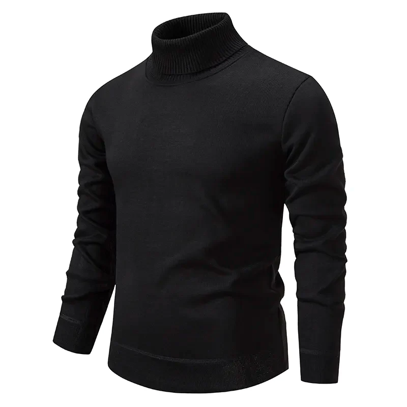 Herrenpullover Klassischer Polokragen Aus Reiner Wolle, Warm Und Vielseitig Kombinierbar 2