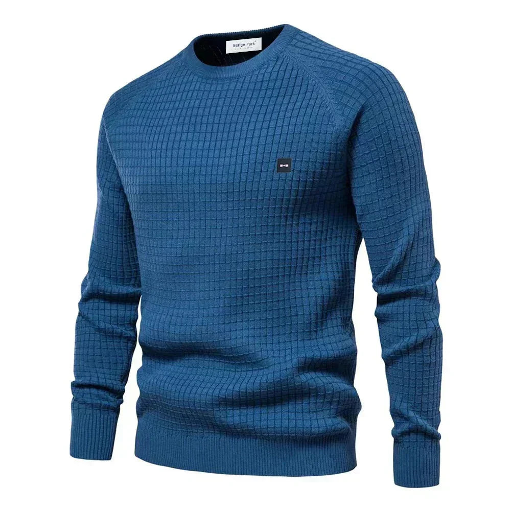 Herrenpullover Mit Gestricktem Design Für Kühle Tage 2