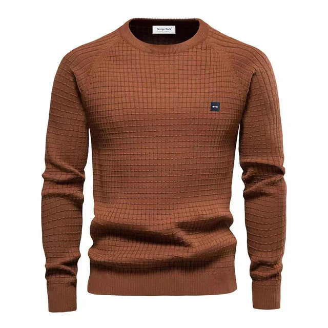 Herrenpullover Mit Gestricktem Design Für Kühle Tage 7