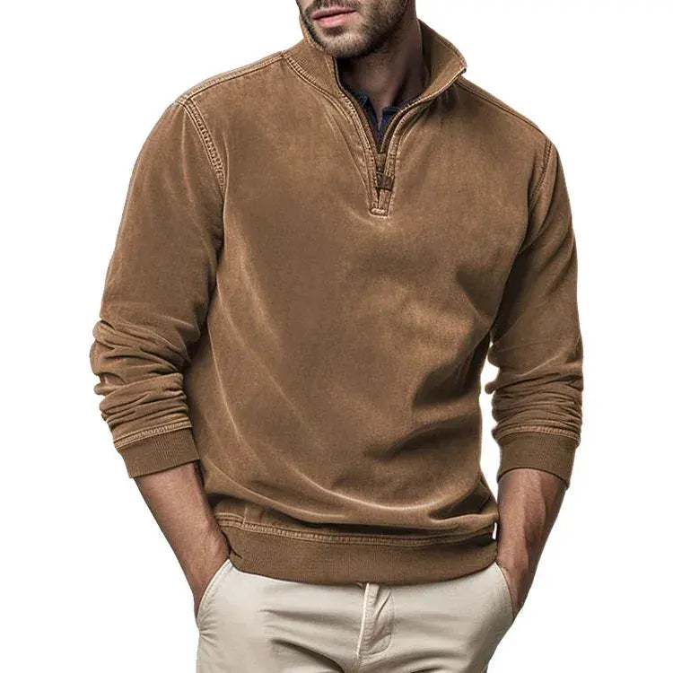 Herrenpullover Vintage-Stil Lässig 2