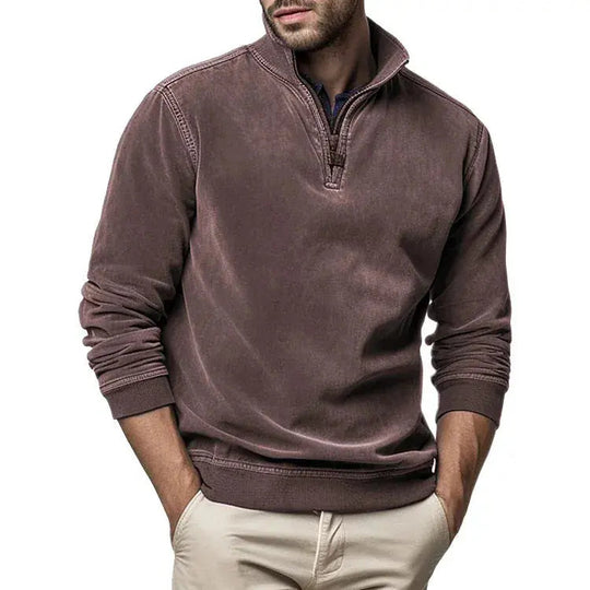 Herrenpullover Vintage-Stil Lässig 3