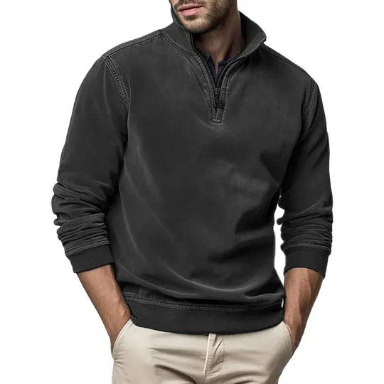 Herrenpullover Vintage-Stil Lässig 4