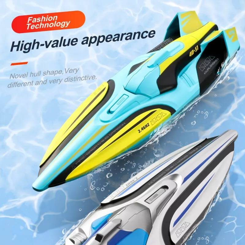 Hochgeschwindigkeits-RC-Boot mit Doppelmotoren 4
