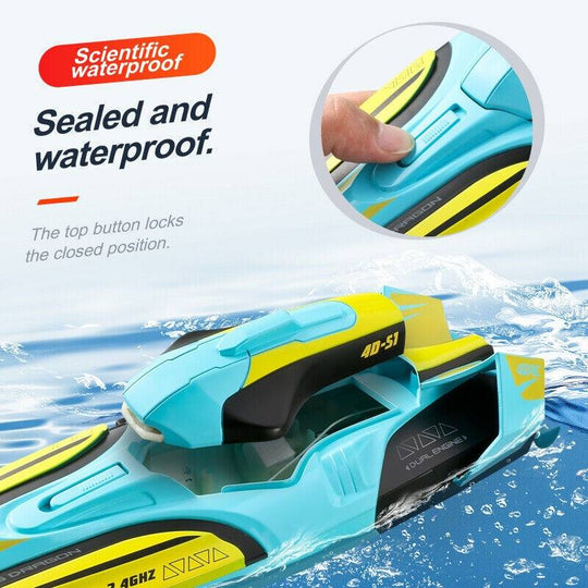 Hochgeschwindigkeits-RC-Boot mit Doppelmotoren 7