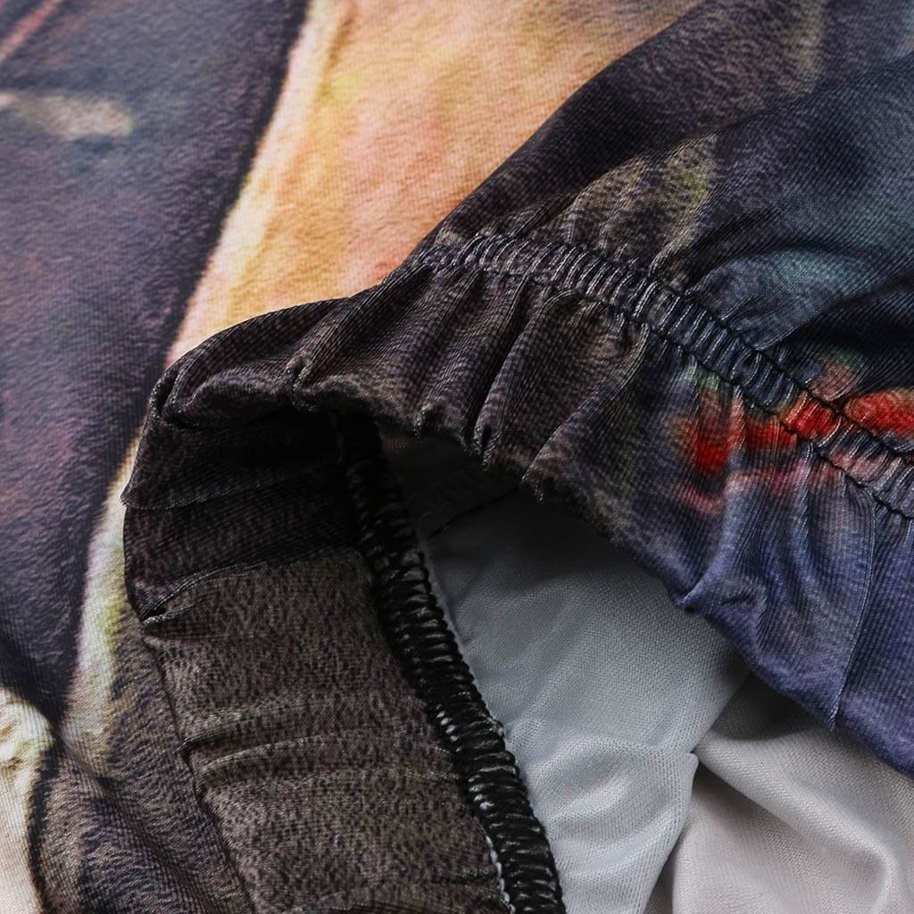 Hochtaillierte Tie-Dye Retro-Leggings