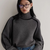 Hochwertiger Kaschmir Pullover Damen Turtleneck Eleganter Stil Warmer Pullover 4