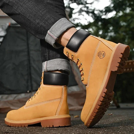 Hohe Stiefel für Damen und Herren für Outdoor-Aktivitäten mit robuster Sohle 2