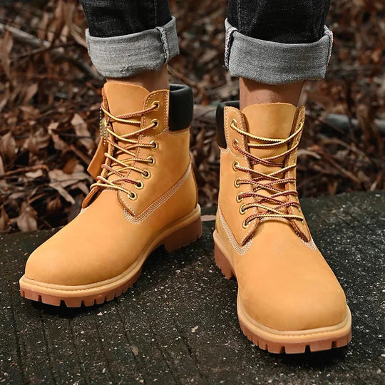Hohe Stiefel für Damen und Herren für Outdoor-Aktivitäten mit robuster Sohle 3