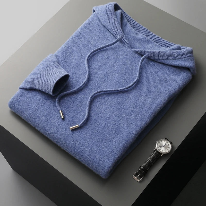Hoodie aus lockerer Wollmischung 5