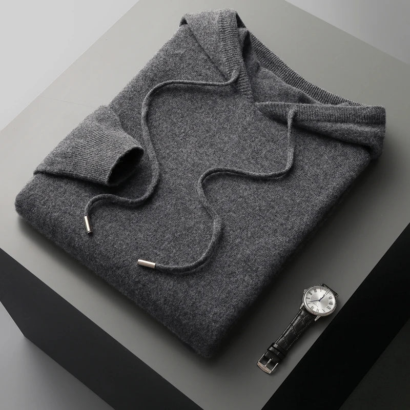 Hoodie aus lockerer Wollmischung 8