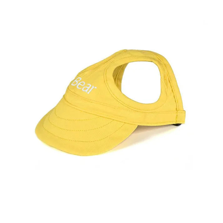 Hunde Sonnenmütze UV-Schutz Mit Verstellbarem Hinterriemen und Ohröffnungen 3