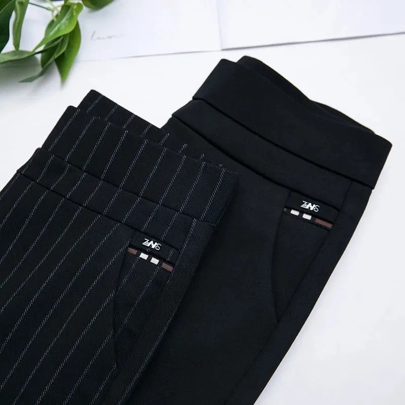 Damenhose Hohe Taille Atmungsaktive Stoffhose für Komfort und Stil 5