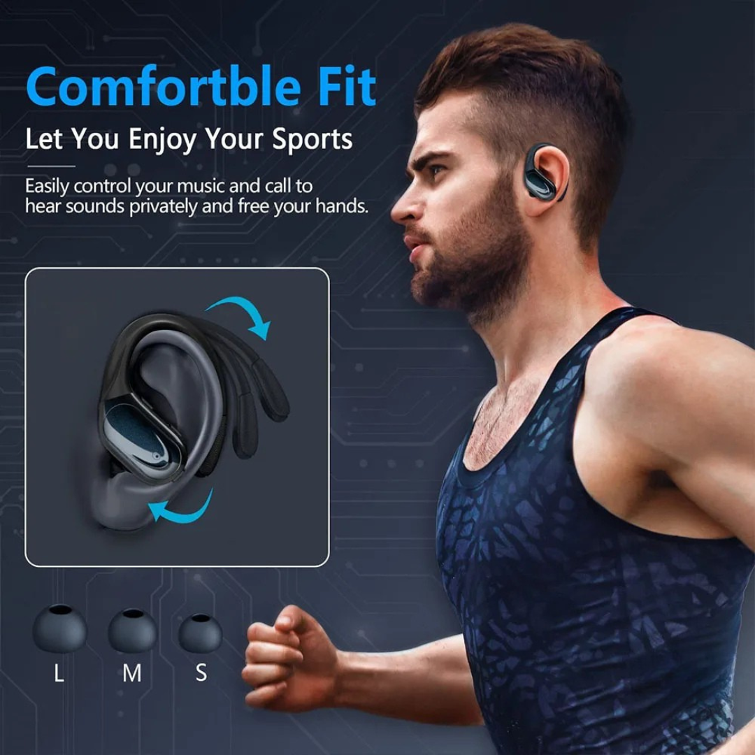 In Ear Sport Kopfhörer Bluetooth 5.3 mit Geräuschunterdrückung und Hohem Tragekomfort