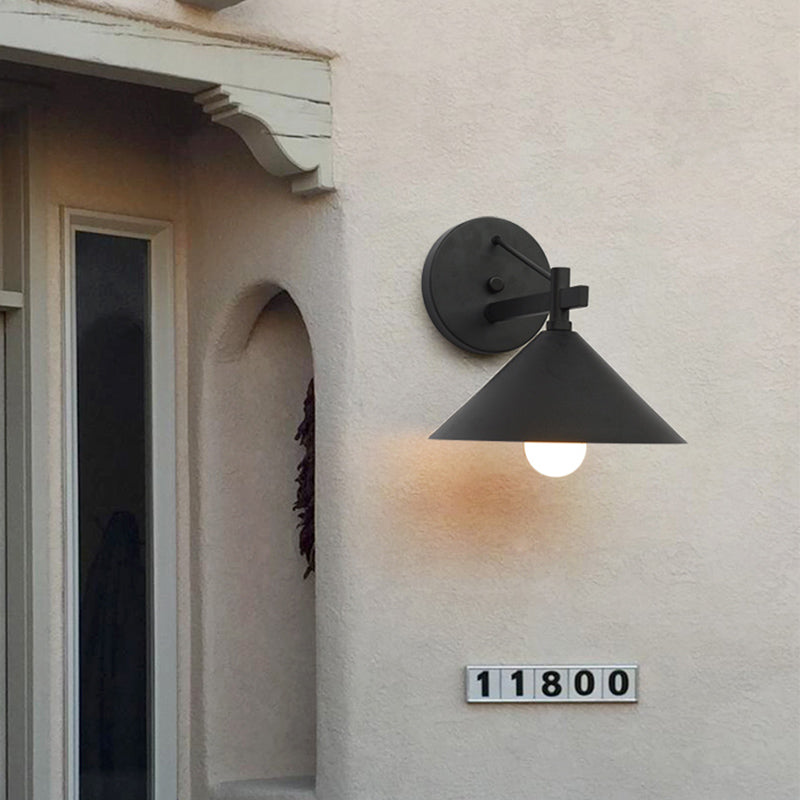 Industrielle Wandlampe Vintage für Außenbereich 4