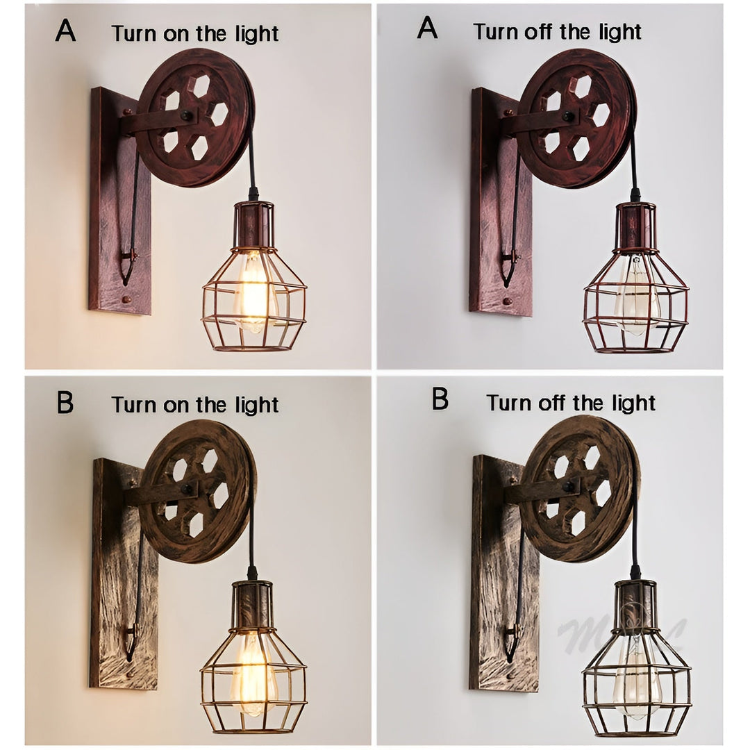 Industrielle Wandleuchte Innen mit LED-Technologie für Wohnzimmer und Büros 5