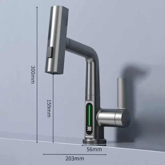 Intelligente Duscharmatur Mit Thermostat Ausziehbar Wasserarmatur Modern 2