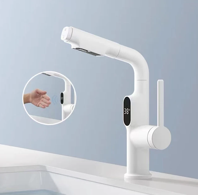 Intelligenter Wasserhahn mit Digitalanzeige für Küche und Bad 6