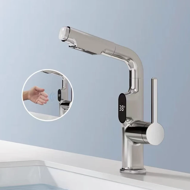 Intelligenter Wasserhahn mit Digitalanzeige für Küche und Bad 8