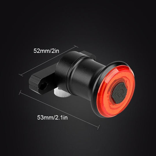 Intelligentes Fahrrad Rücklicht mit Bremslichtfunktion und LED, USB-wiederaufladbar, IPX-6 wasserdicht, für optimale Sichtbarkeit 2