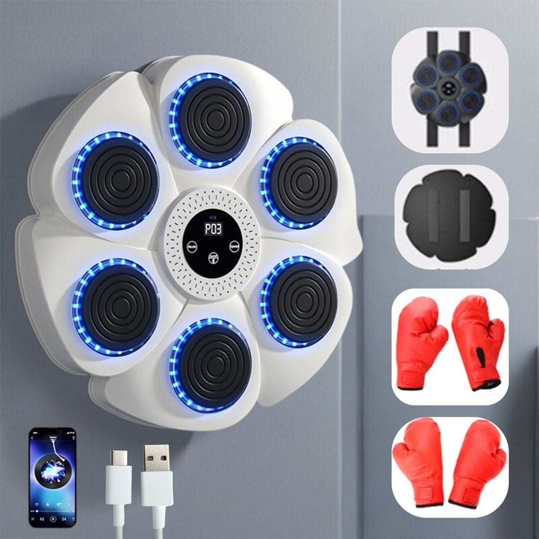 Interaktive Boxmaschine Mit Musik Für Erwachsene Und Kinder - Kompakte PunchTech Smart Boxing Machine 3