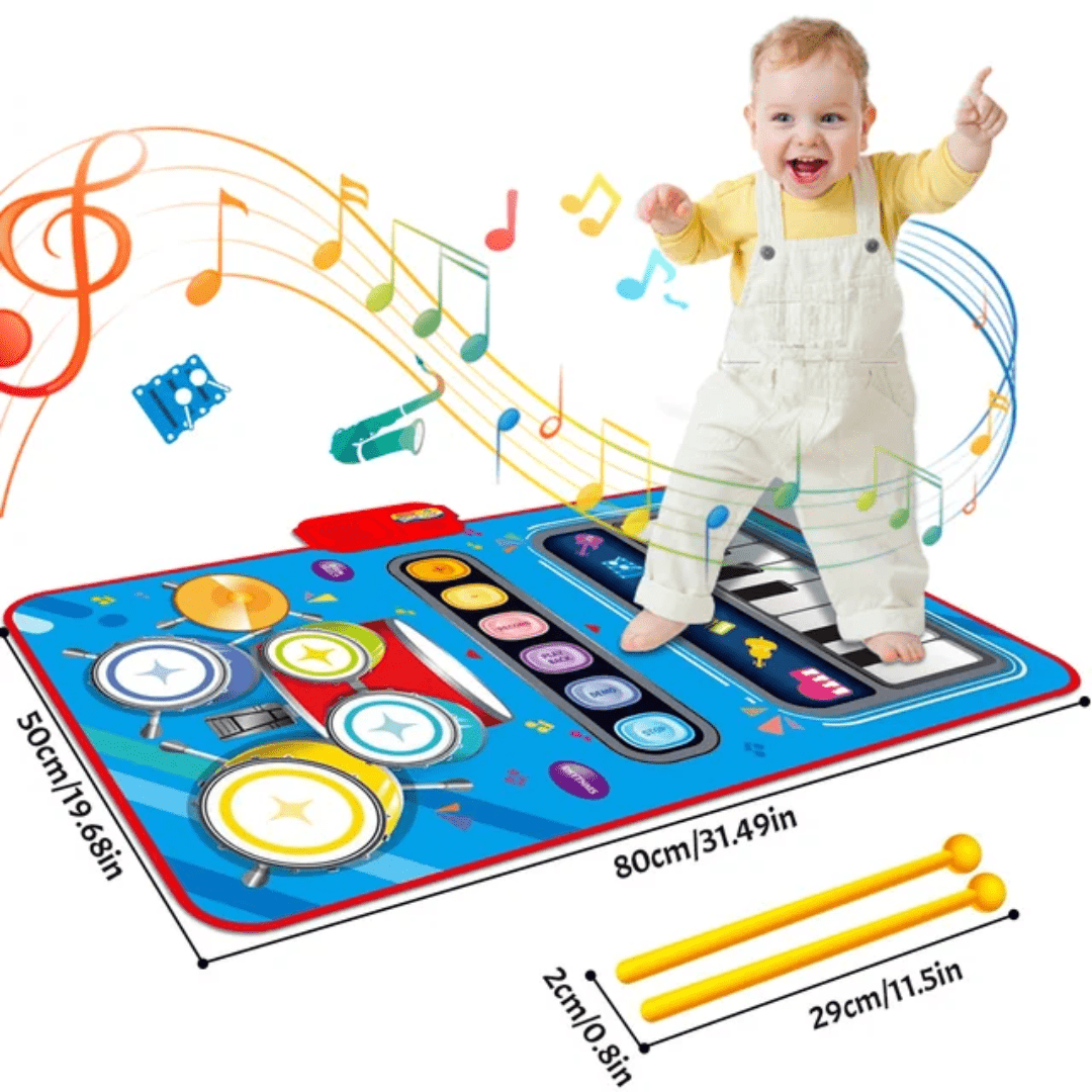 Interaktive Musikmatte für Kinder mit 5 Instrumenten und Rutschfestem Design 6