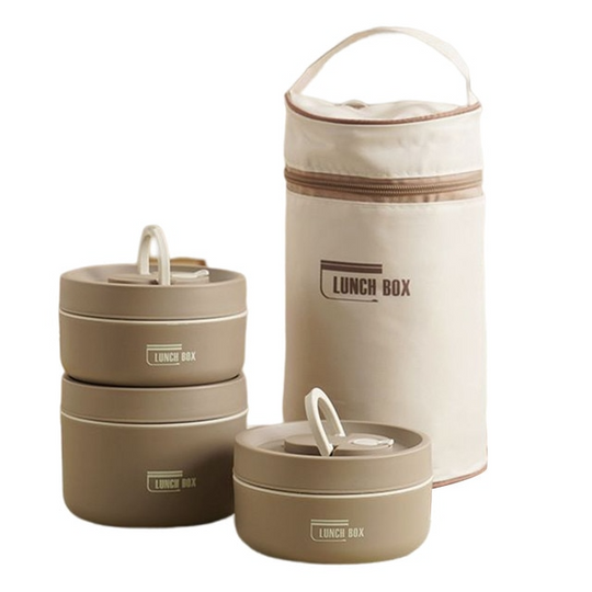 Isolierbox Lunchbox mit Tragetasche für Unterwegs, Thermobox mit Auslaufsicherem Design und Hervorragender Temperaturisolierung 20