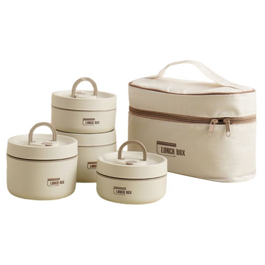 Isolierbox Lunchbox mit Tragetasche für Unterwegs, Thermobox mit Auslaufsicherem Design und Hervorragender Temperaturisolierung 21
