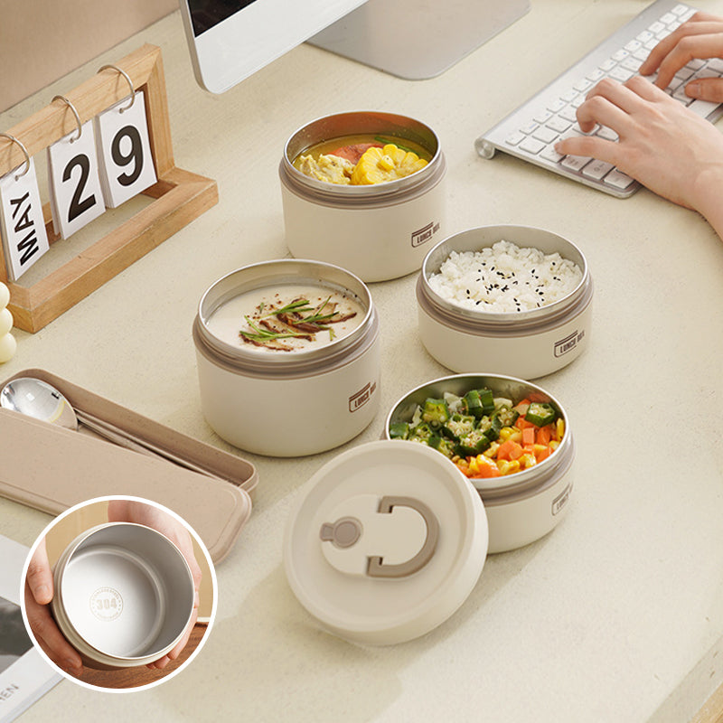 Isolierbox Lunchbox mit Tragetasche für Unterwegs, Thermobox mit Auslaufsicherem Design und Hervorragender Temperaturisolierung 7