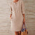 Variant image for Damen Midi Kleid Sommer Atmungsaktives Material Knielang Elegant-3