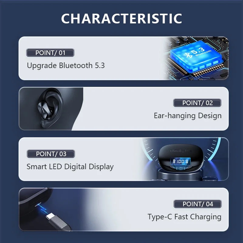 Kabellose Bluetooth In Ear Kopfhörer mit LED-Anzeige für Sport und Fitness 4