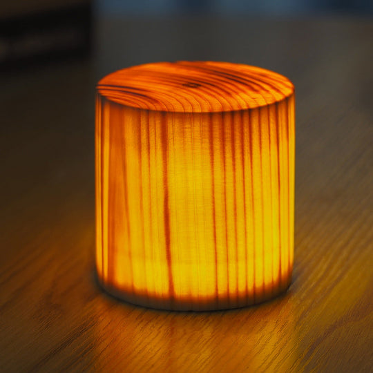 Kabellose LED Tischleuchte mit Touch-Steuerung und Holzdesign für Nachttisch oder Wohnzimmer 15