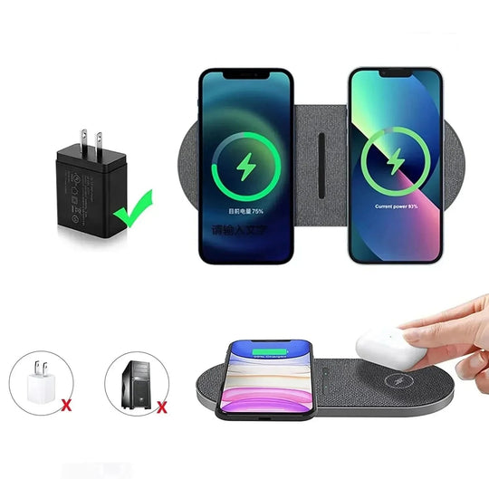 Kabellose Ladestation 40W für Smartphones und AirPods 3