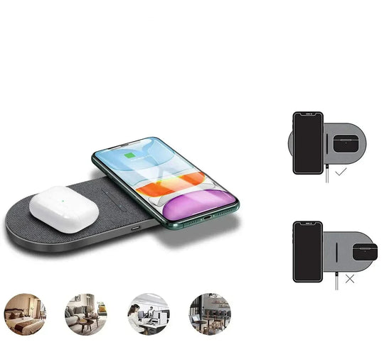 Kabellose Ladestation 40W für Smartphones und AirPods 5